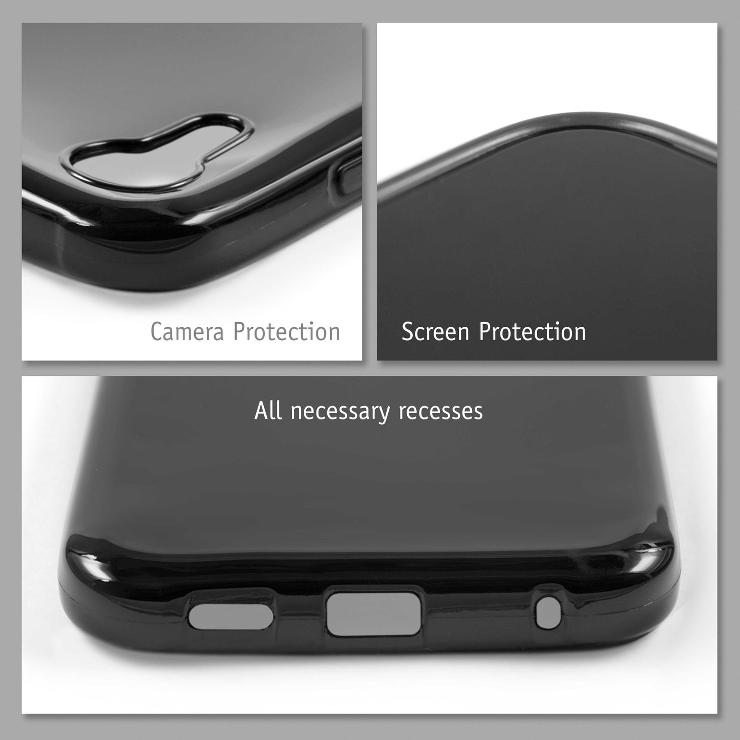 PhoneNatic Case kompatibel mit Samsung Galaxy Xcover 7 – Transparent Silikon Hülle crystal-case Cover