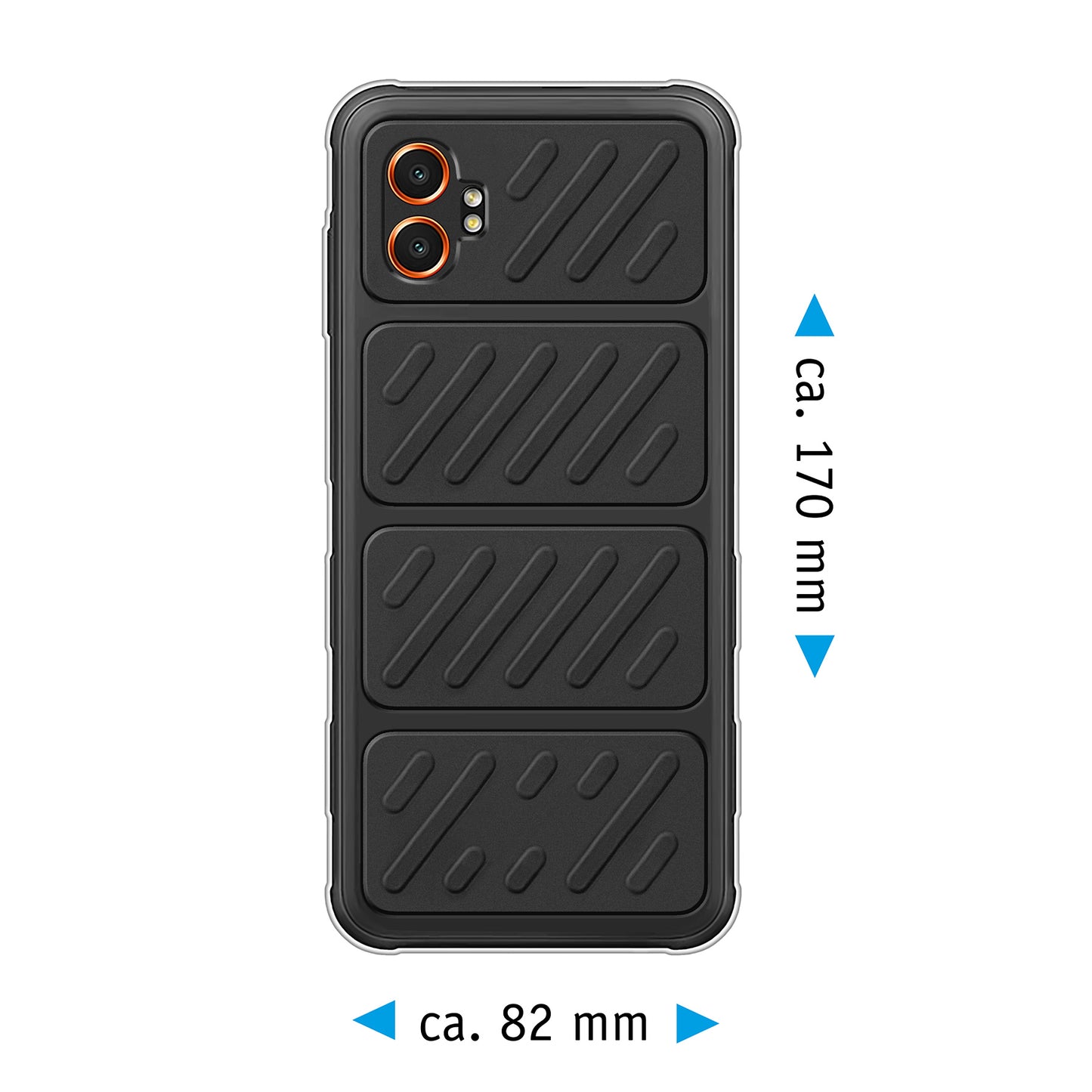 PhoneNatic Case kompatibel mit Samsung Galaxy Xcover 7 Pro – Transparent Silikon Hülle crystal-case Cover