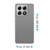 PhoneNatic Case kompatibel mit Xiaomi 14T Pro – Transparent Silikon Hülle crystal-case Cover
