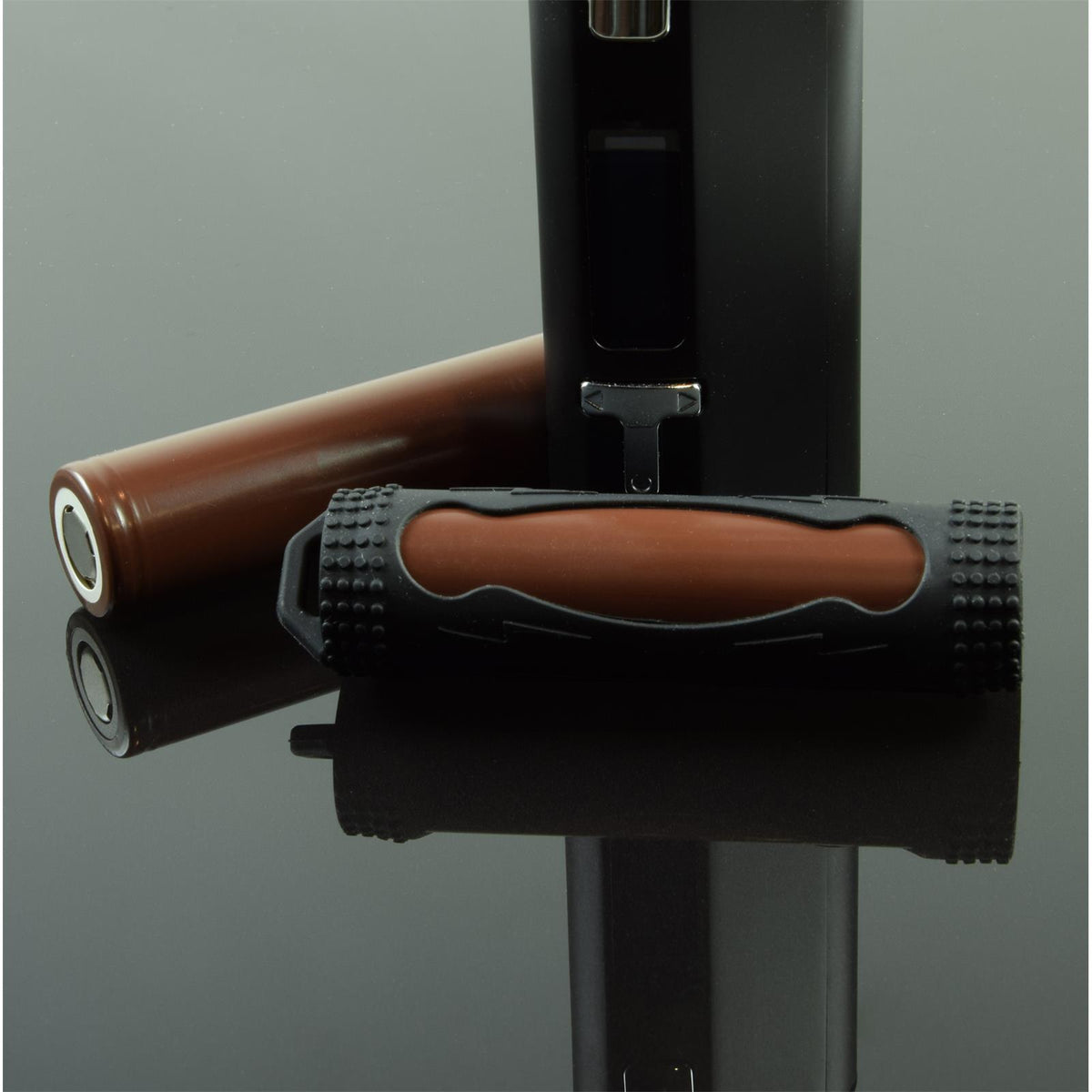 Case für 18650 Akku Battery Hülle Silikon - in Schwarz - Tasche – Ansicht 2