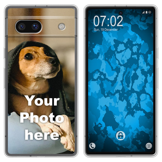 Pixel 7a Foto-Hülle transparent