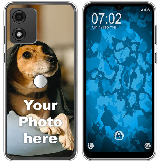 Moto E13 Foto-Hülle transparent