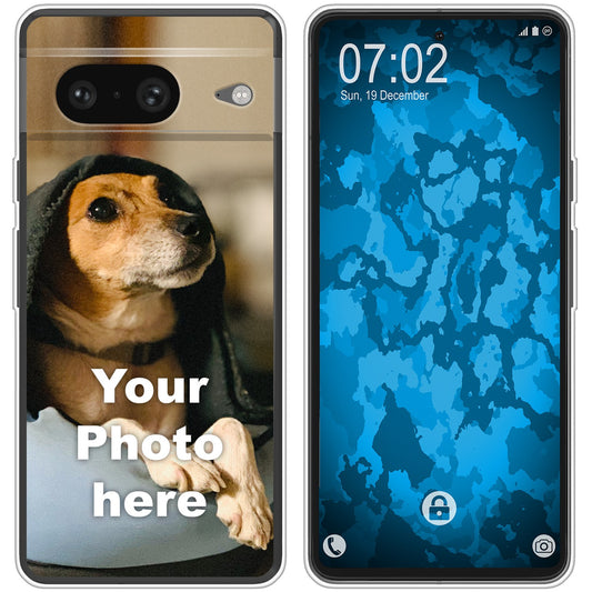 Pixel 8 Foto-Hülle transparent