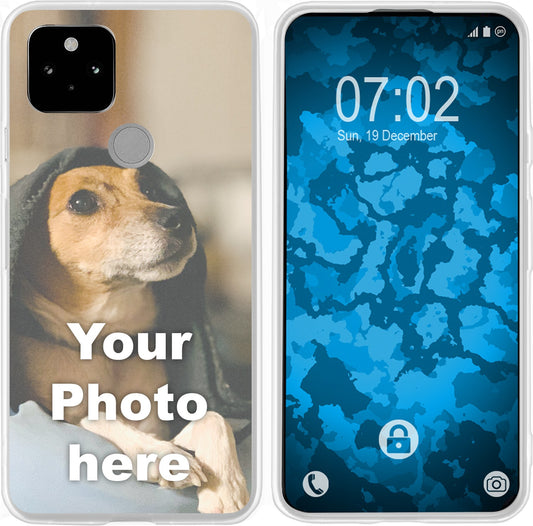 Pixel 5 Foto-Hülle transparent