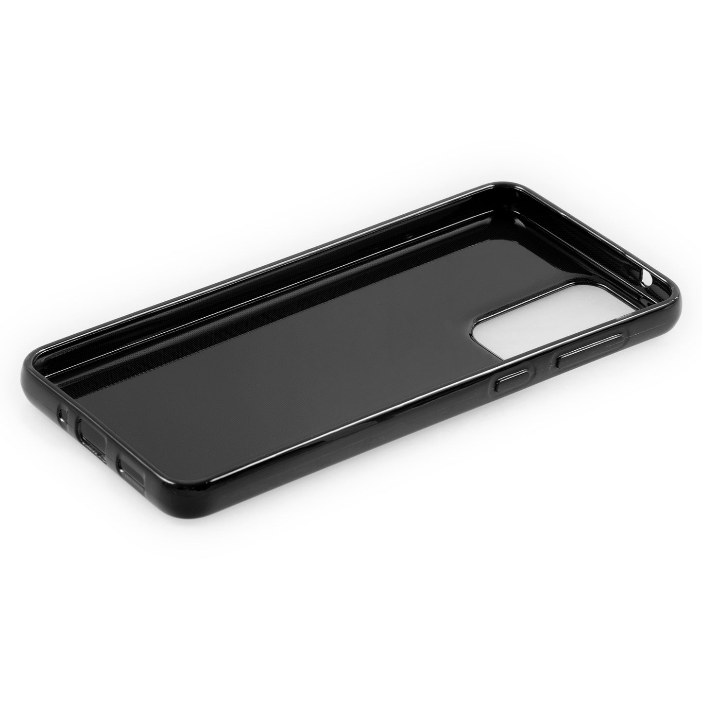 PhoneNatic Case kompatibel mit Samsung Galaxy A33 – Schwarz Silikon Hülle crystal-case Cover