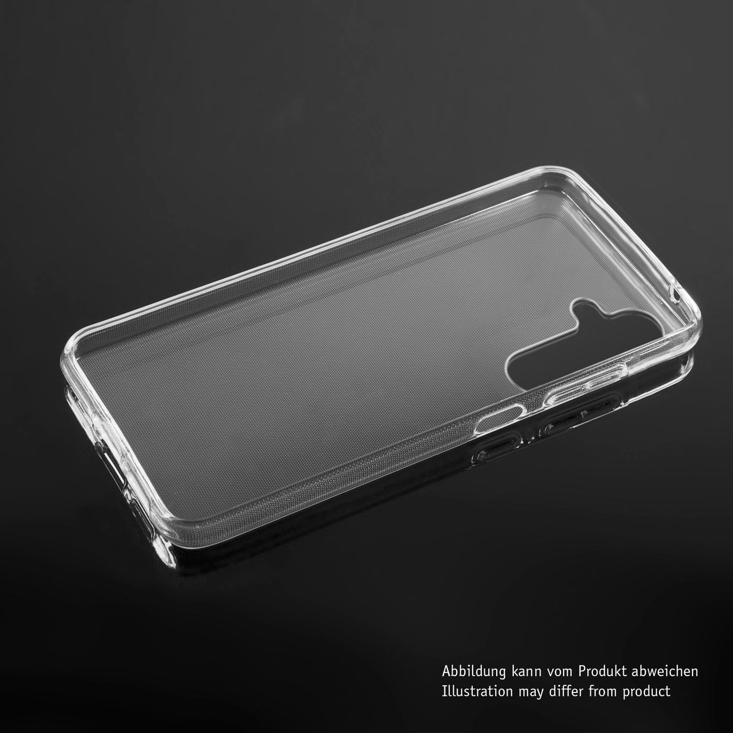 PhoneNatic Case kompatibel mit Samsung Galaxy A55 – Transparent Silikon Hülle crystal-case Cover