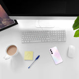 PhoneNatic Case kompatibel mit Samsung Galaxy A55 – Transparent Silikon Hülle crystal-case Cover