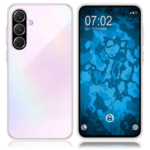 PhoneNatic Case kompatibel mit Samsung Galaxy A56 – Transparent Silikon Hülle crystal-case Cover