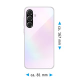 PhoneNatic Case kompatibel mit Samsung Galaxy A56 – Transparent Silikon Hülle crystal-case Cover