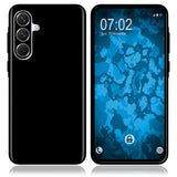 PhoneNatic Case kompatibel mit Samsung Galaxy A56 – Schwarz Silikon Hülle crystal-case Cover