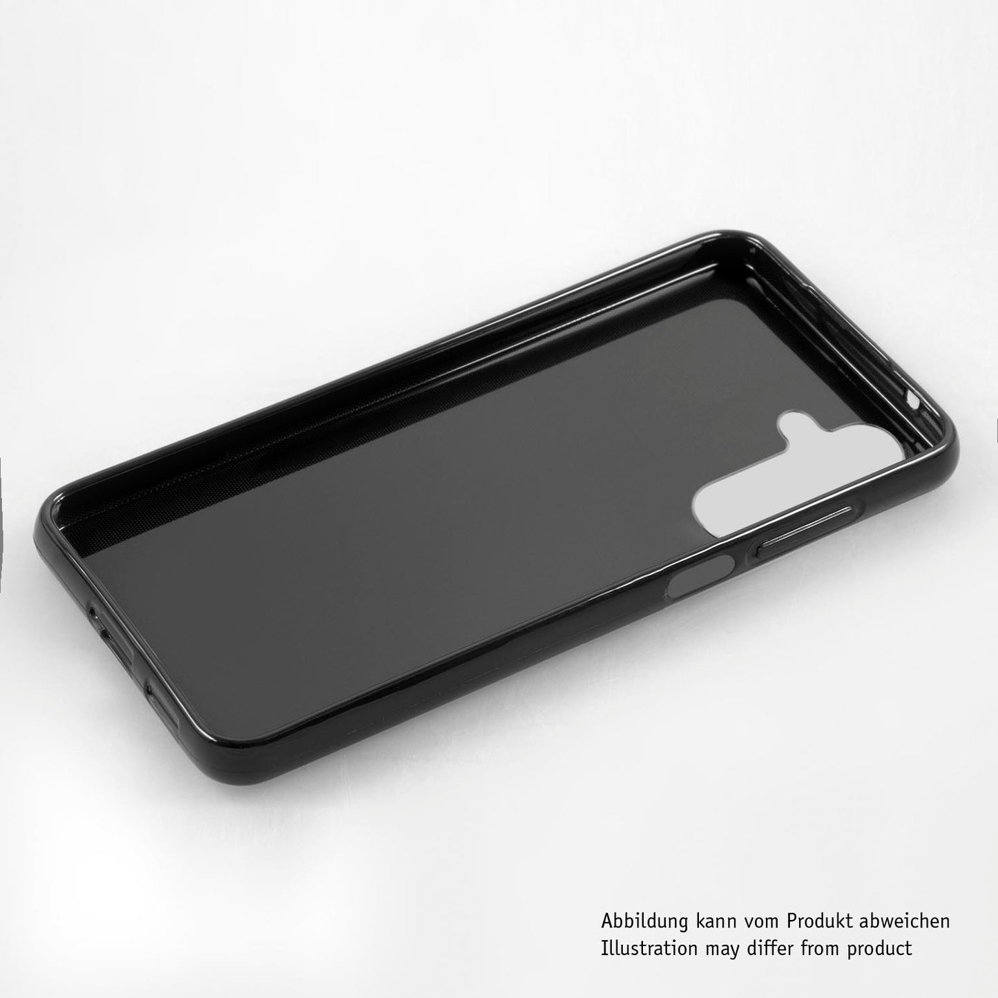 PhoneNatic Case kompatibel mit Samsung Galaxy A56 – Schwarz Silikon Hülle crystal-case Cover