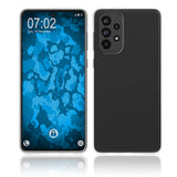 PhoneNatic Case kompatibel mit Samsung Galaxy A73 – Crystal Clear Silikon Hülle crystal-case Cover