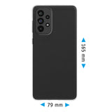 PhoneNatic Case kompatibel mit Samsung Galaxy A73 – Crystal Clear Silikon Hülle crystal-case Cover
