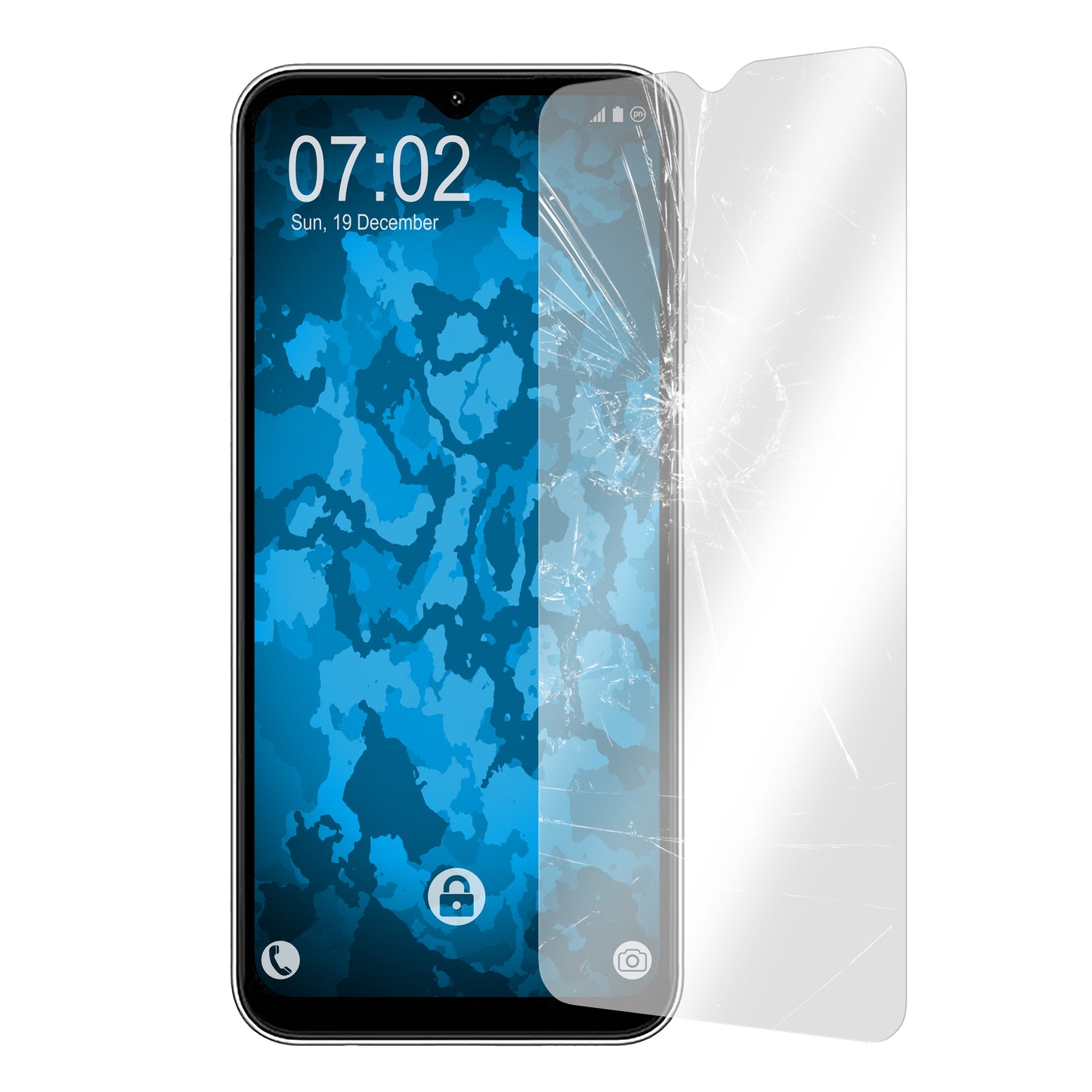 1x Glas-Folie klar  für Samsung Galaxy M14 – Panzerglas für Samsung Galaxy M14