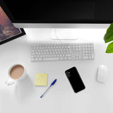 PhoneNatic Case kompatibel mit Samsung Galaxy M14 – Schwarz Silikon Hülle crystal-case Cover