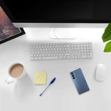 PhoneNatic Case kompatibel mit Samsung Galaxy M35 – Transparent Silikon Hülle crystal-case Cover