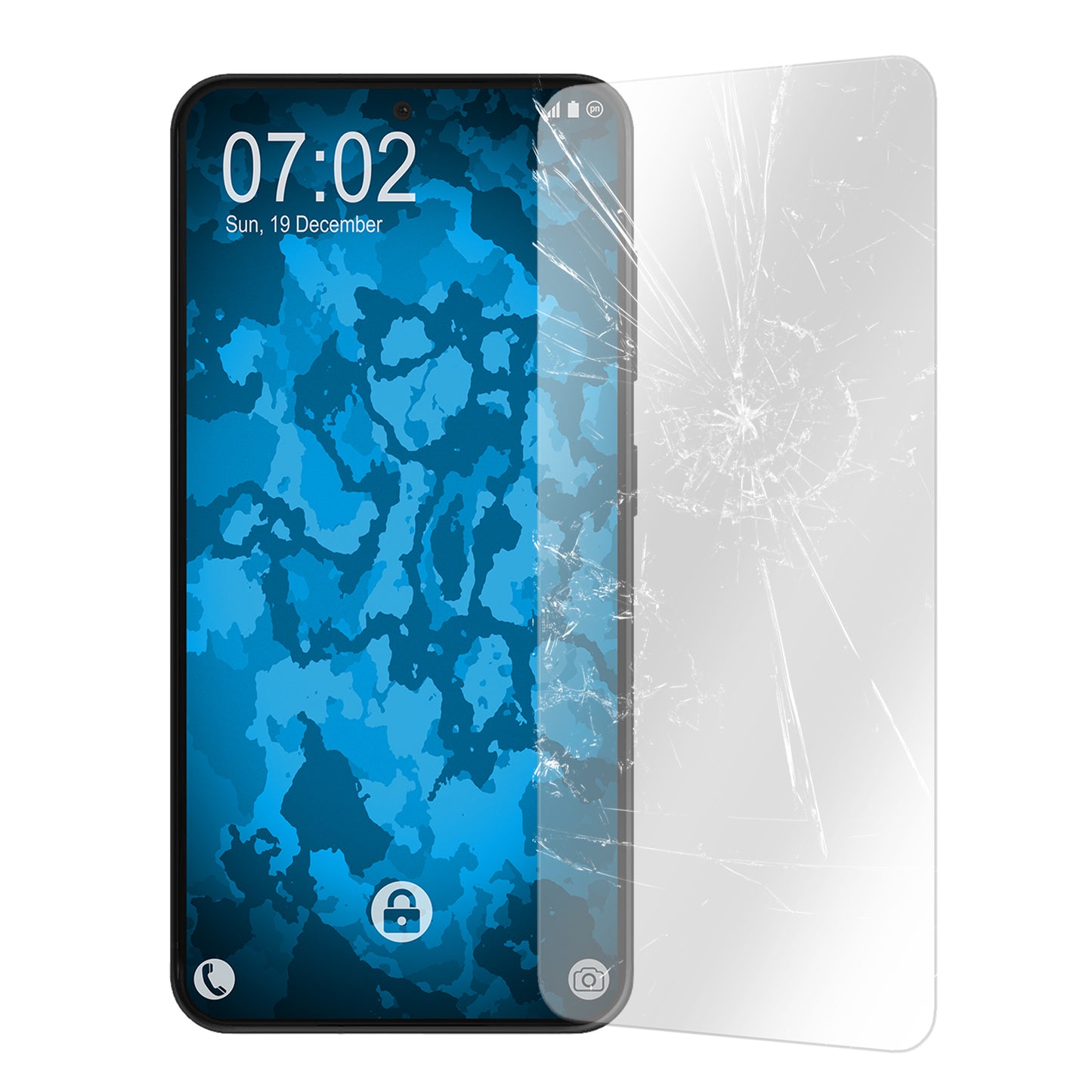 1x Glas-Folie klar  für Samsung Galaxy S23 Plus – Panzerglas für Samsung Galaxy S23 Plus