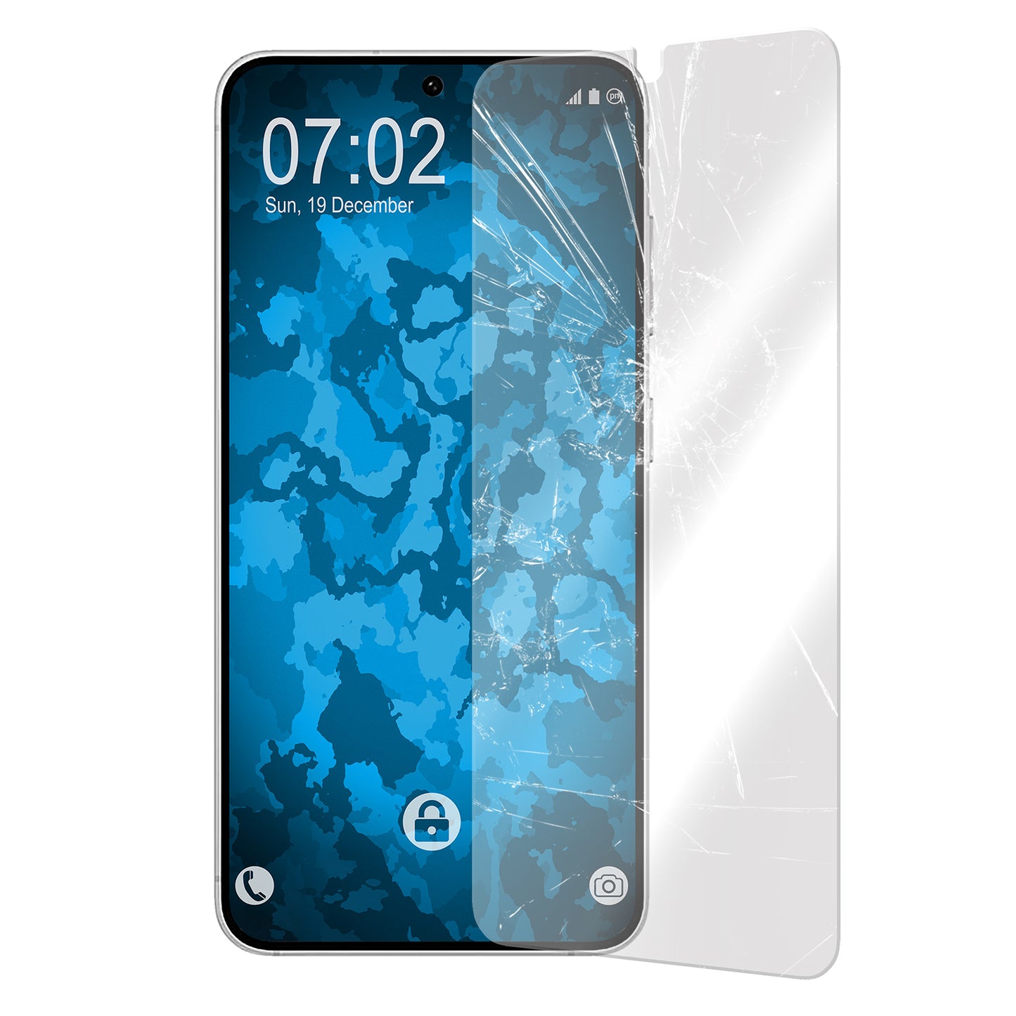 1x Glas-Folie klar für Samsung Galaxy S24 Plus – Panzerglas für Samsung Galaxy S24 Plus