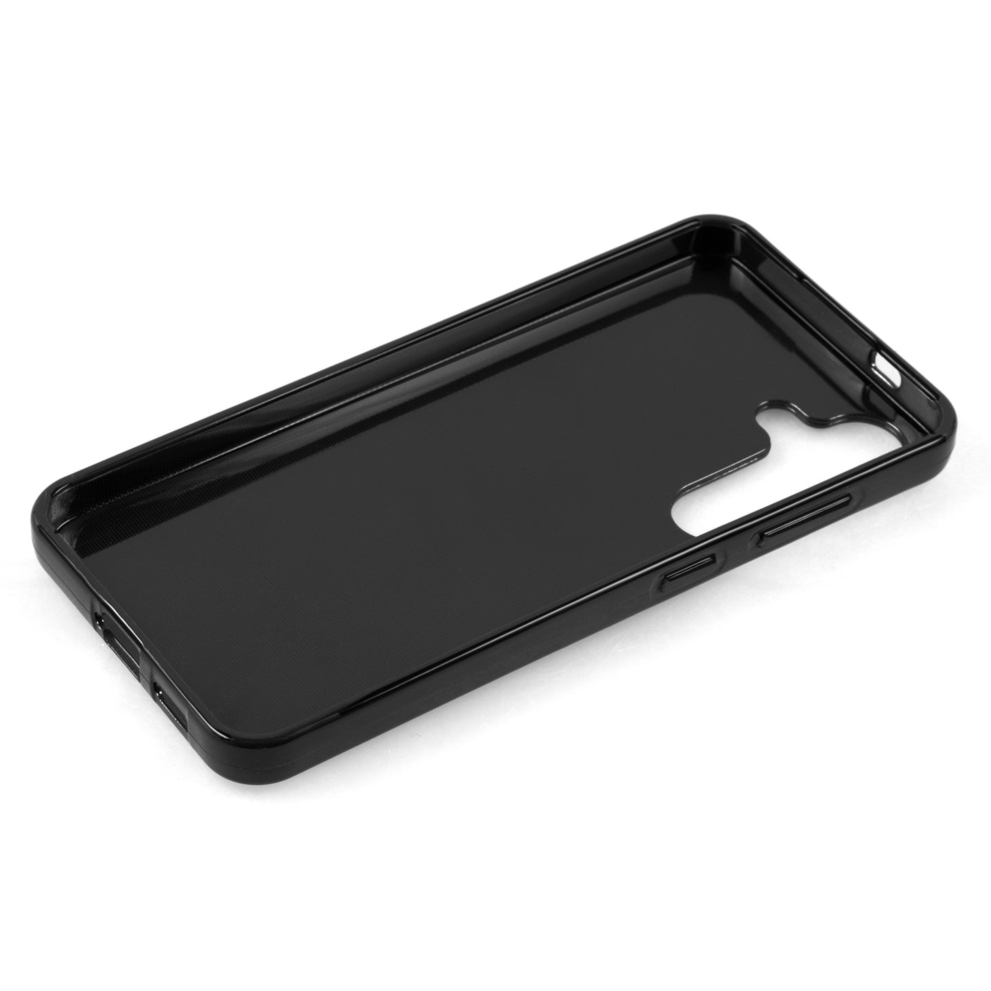 PhoneNatic Case kompatibel mit Samsung Galaxy S24 FE – Schwarz Silikon Hülle crystal-case Cover
