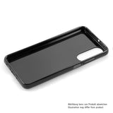 PhoneNatic Case kompatibel mit Samsung Galaxy S25 Edge – Schwarz Silikon Hülle crystal-case Cover