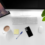 PhoneNatic Case kompatibel mit Samsung Galaxy S25 Edge – Schwarz Silikon Hülle crystal-case Cover