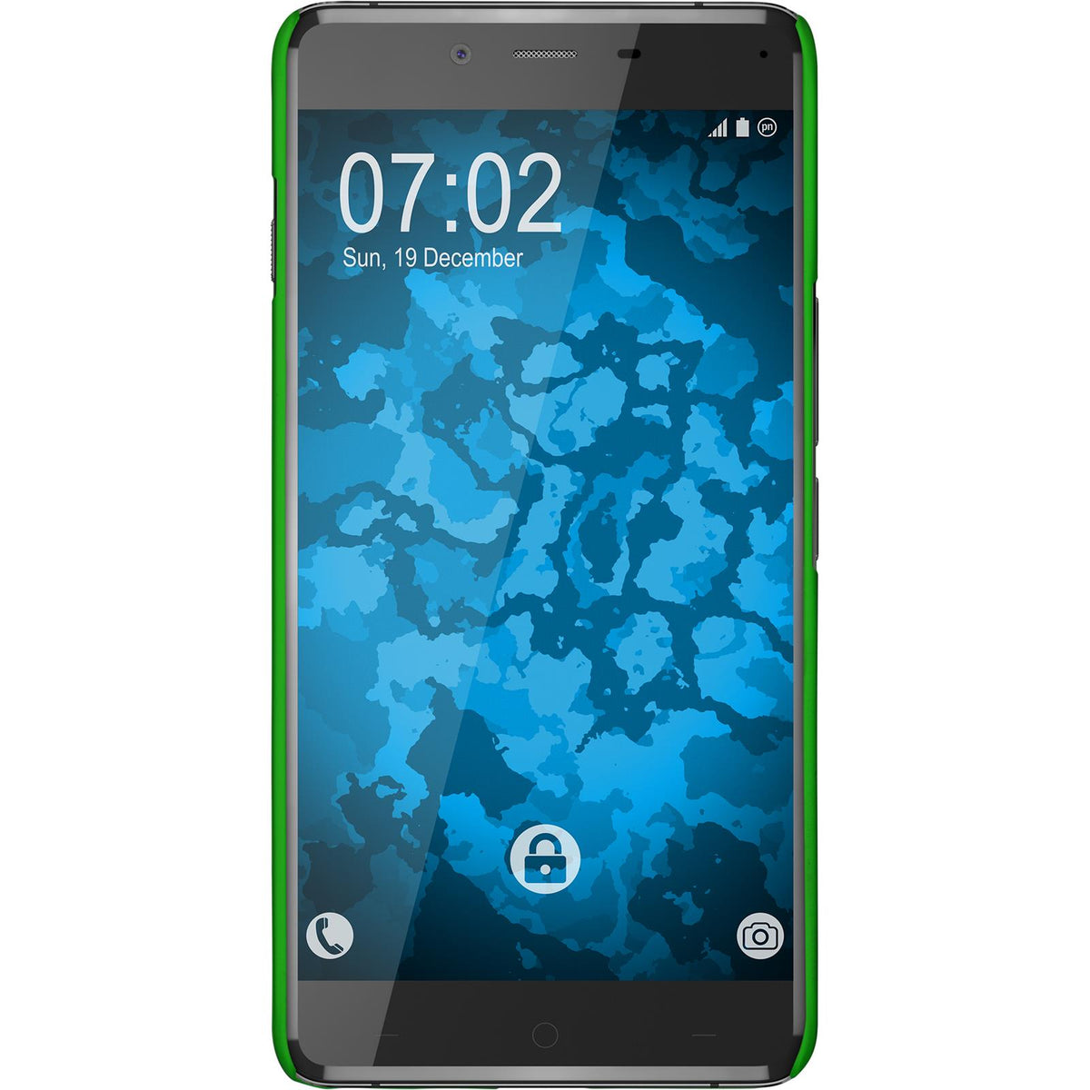 Case für OnePlus X - Hülle grün gummiert Hard-case – Ansicht 2