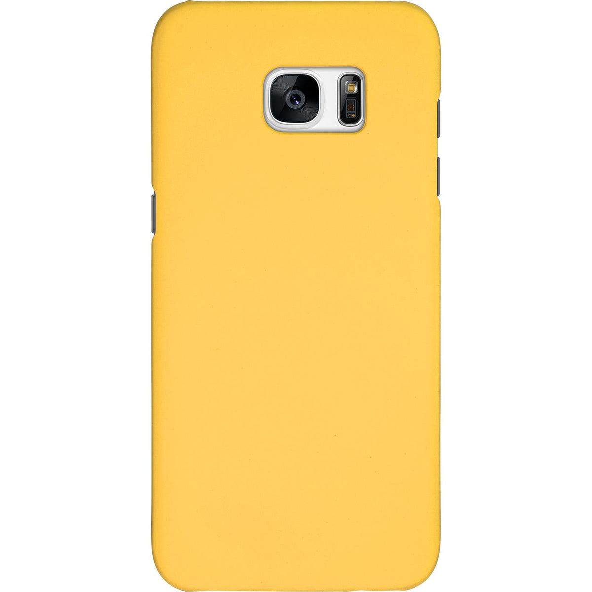 Case für Samsung Galaxy S7 Edge - Hülle gelb gummiert Hard-case – Ansicht 3