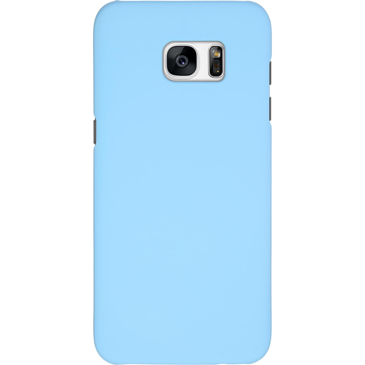 Case für Samsung Galaxy S7 Edge - Hülle hellblau gummiert Hard-case – Ansicht 3
