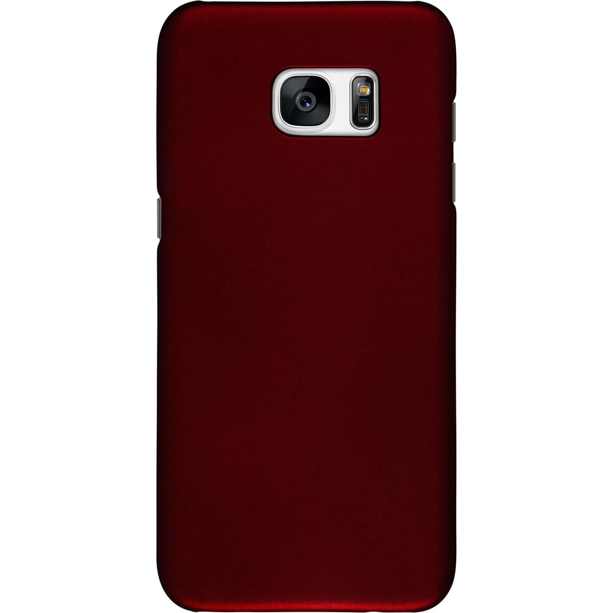 Case für Samsung Galaxy S7 Edge - Hülle rot gummiert Hard-case – Ansicht 3