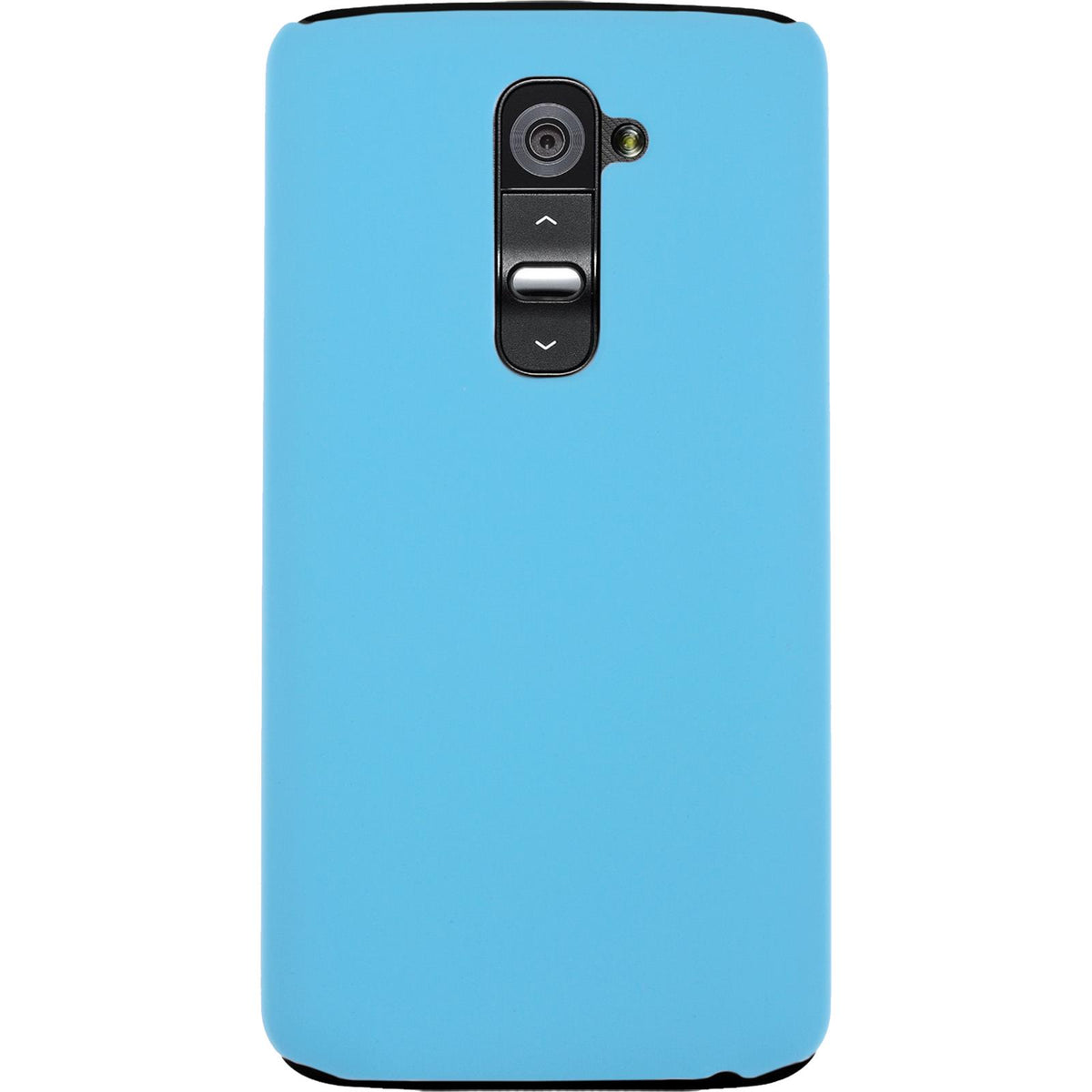 Case für LG G2 - Hülle hellblau gummiert Hard-case – Ansicht 3