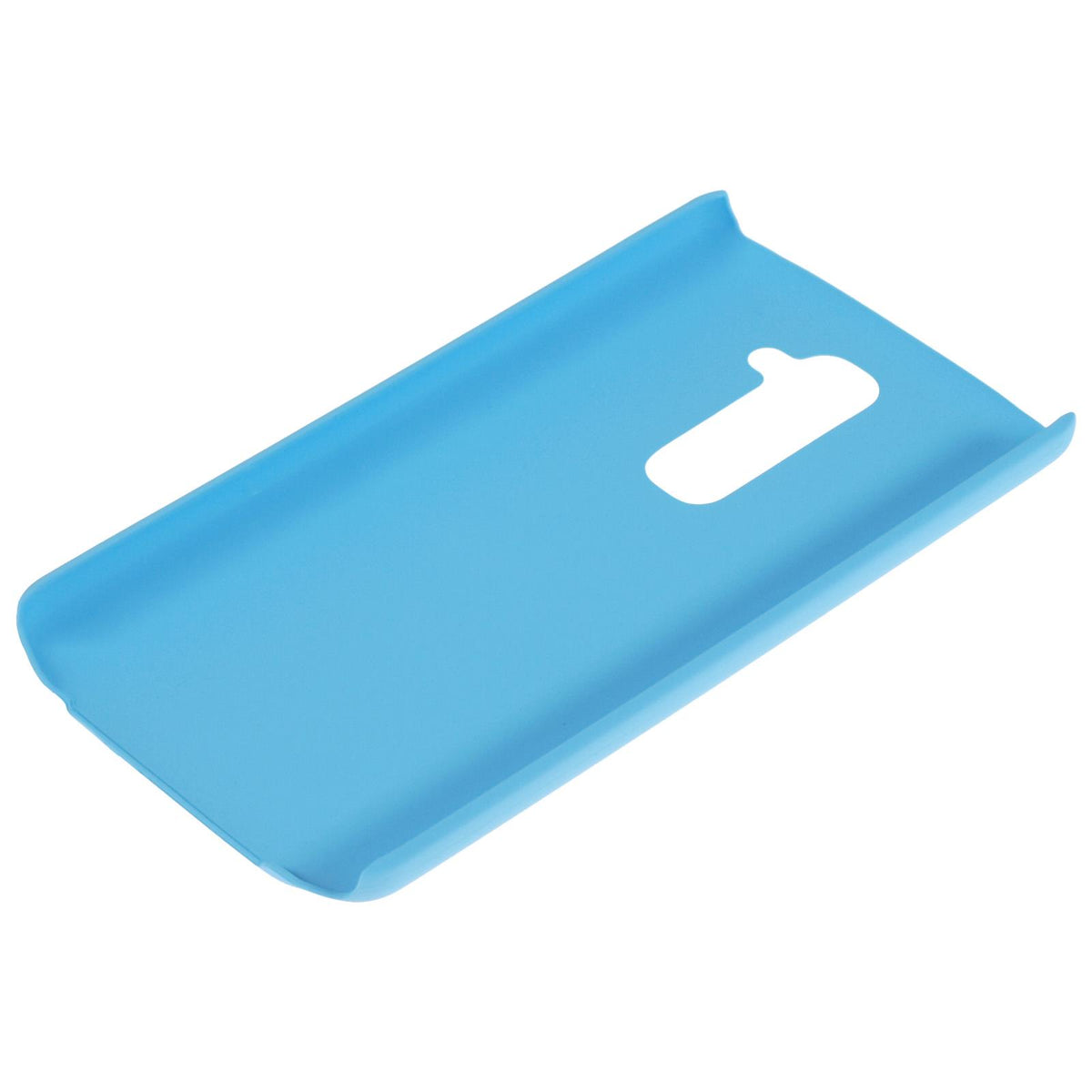 Case für LG G2 - Hülle hellblau gummiert Hard-case – Ansicht 4