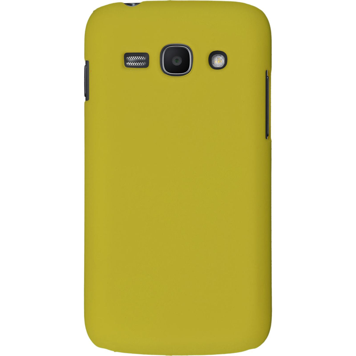 Case für Samsung Galaxy Ace 3 - Hülle gelb gummiert Hard-case – Ansicht 3