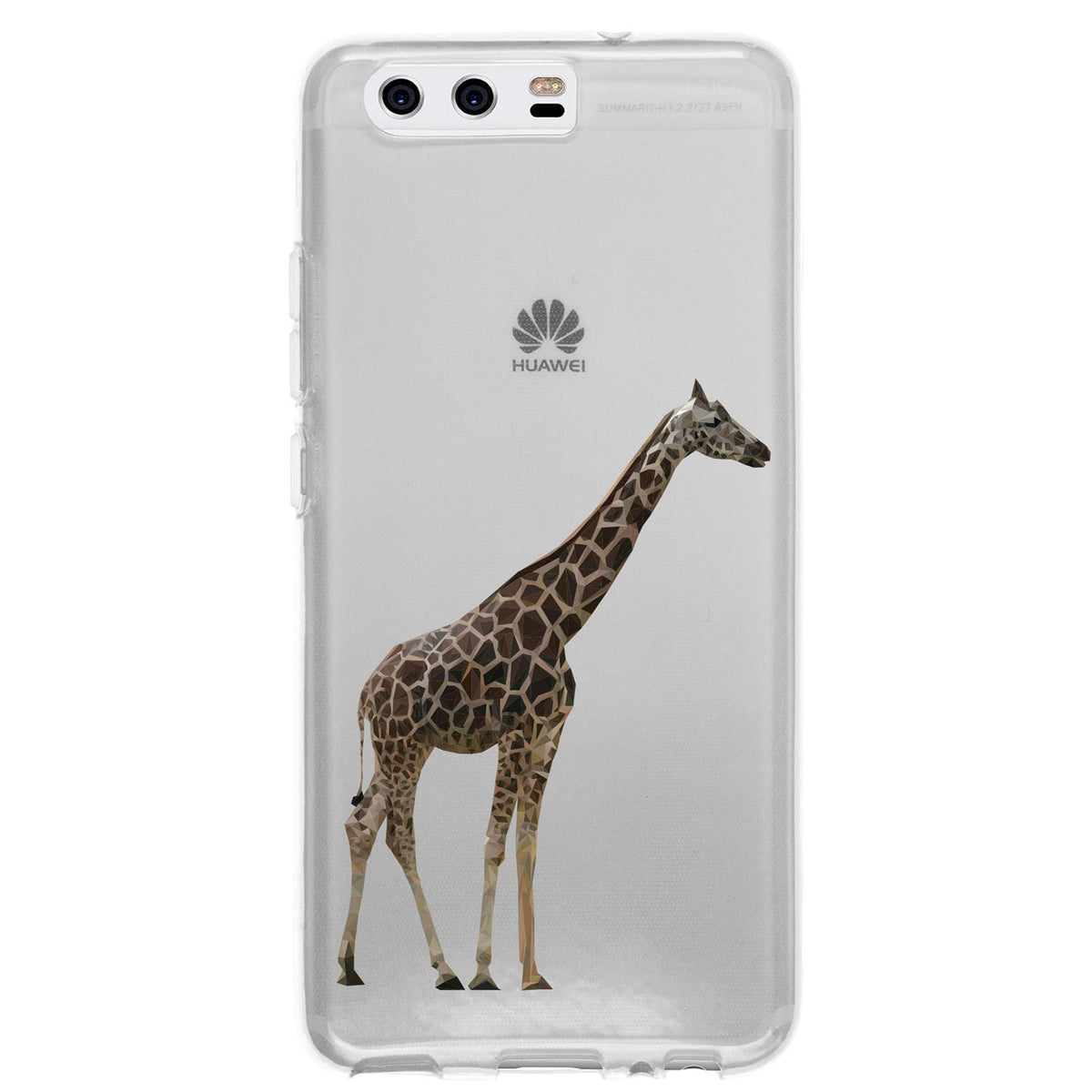 Case für Huawei P10 Plus Silikon-Hülle Vektor Tiere Giraffe M8 – Ansicht 2