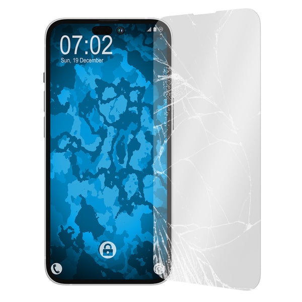 2x Glasfolie klar  für Apple iPhone 14 – Panzerglas für iPhone 14