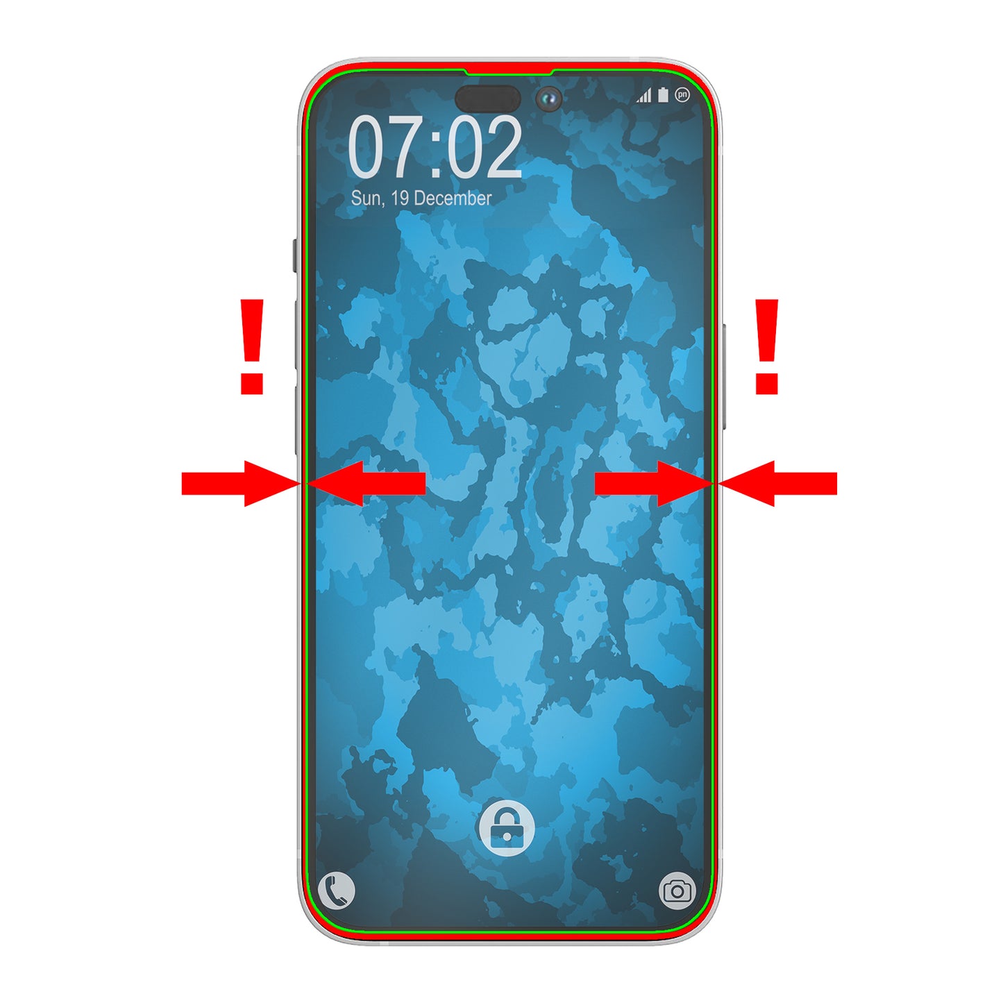 1x Glasfolie klar  für Apple iPhone 14 – Panzerglas für iPhone 14