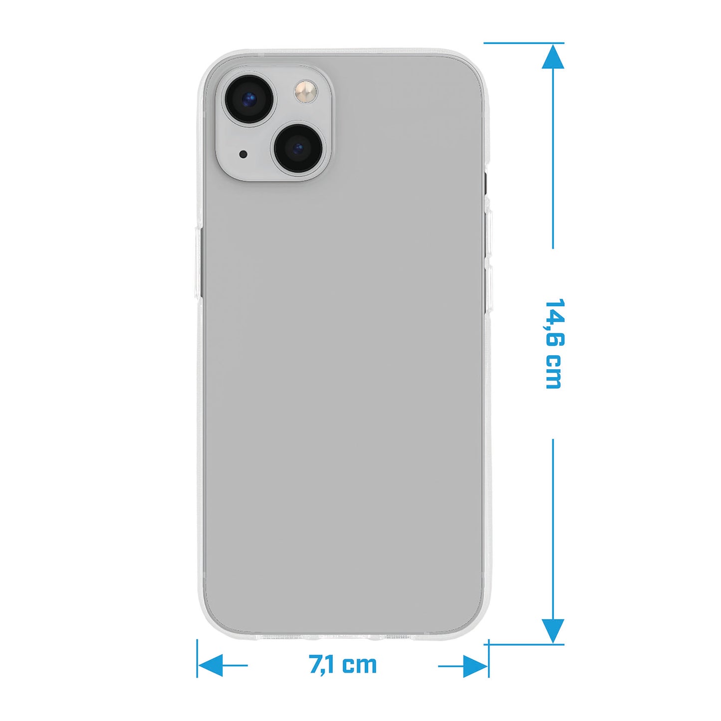 PhoneNatic Case kompatibel mit Apple iPhone 14 - Crystal Clear Hülle crystal-case Cover