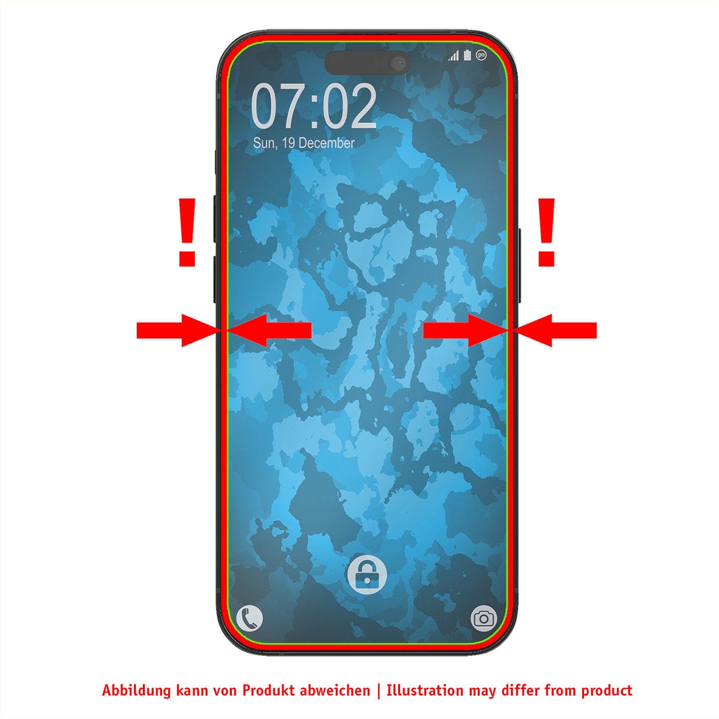 3x Glasfolie klar  für Apple iPhone 15 Pro – Panzerglas für iPhone 15 Pro