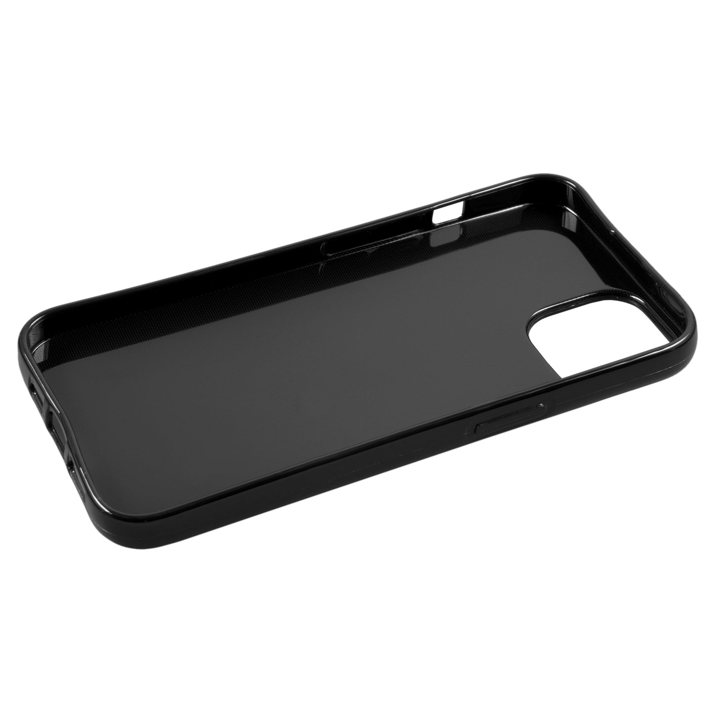 PhoneNatic Case kompatibel mit iPhone 14 Pro - schwarz Silikon Hülle crystal-case Cover