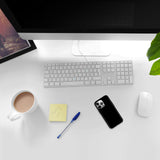 PhoneNatic Case kompatibel mit iPhone 14 Pro - schwarz Silikon Hülle crystal-case Cover