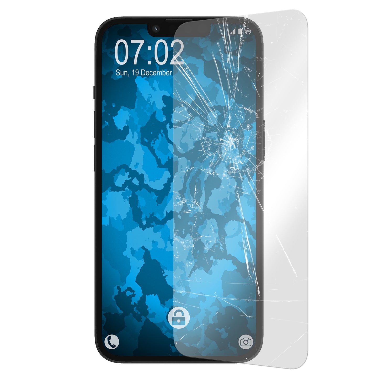 2x Glasfolie klar  für Apple iPhone 15 Plus – Panzerglas für iPhone 15 Plus