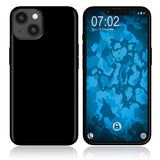 PhoneNatic Case kompatibel mit iPhone 15 Plus – Schwarz Silikon Hülle crystal-case Cover