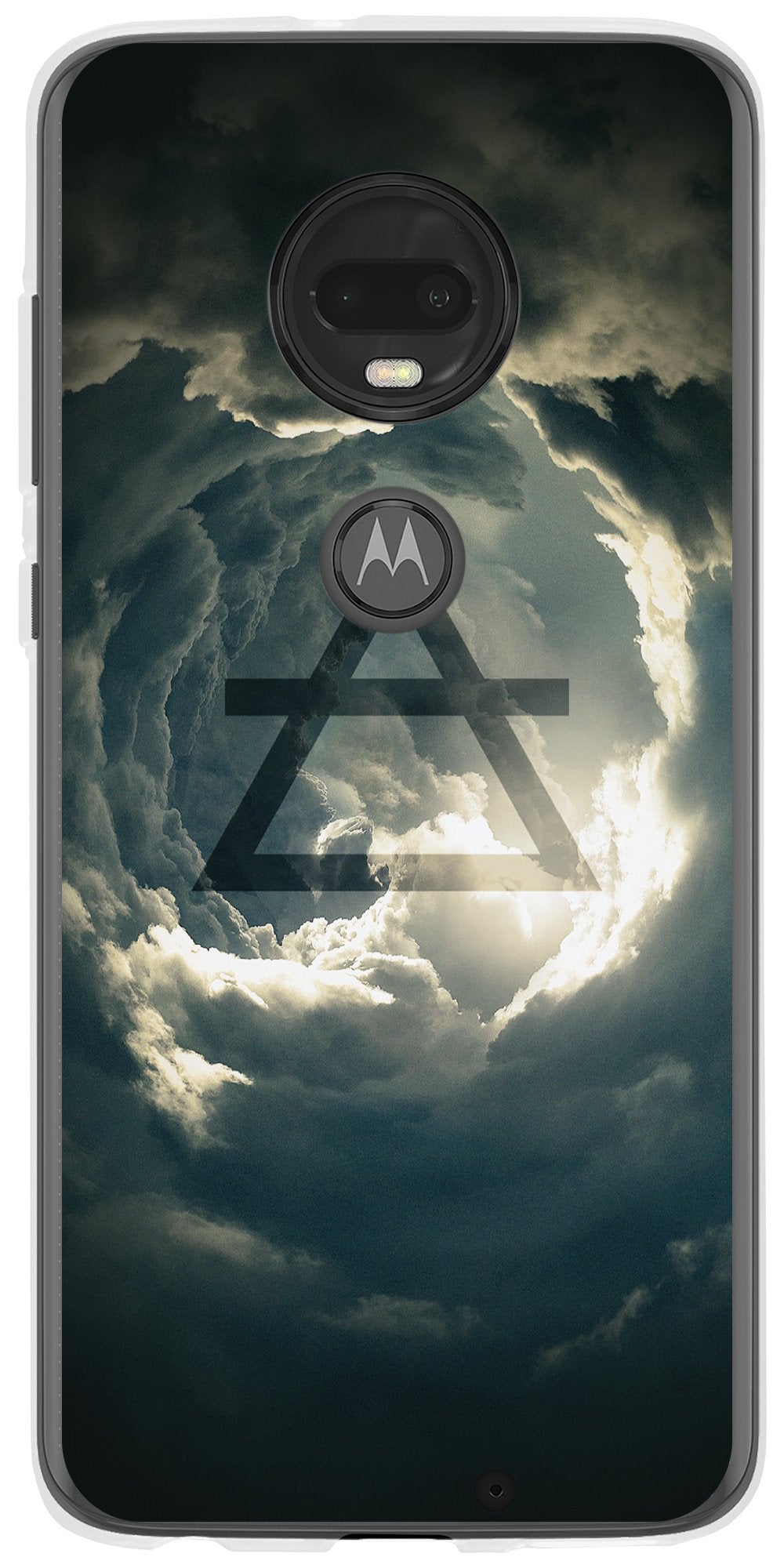 Case für Motorola Moto G7 Plus Silikon-Hülle Element Luft M1 – Ansicht 2