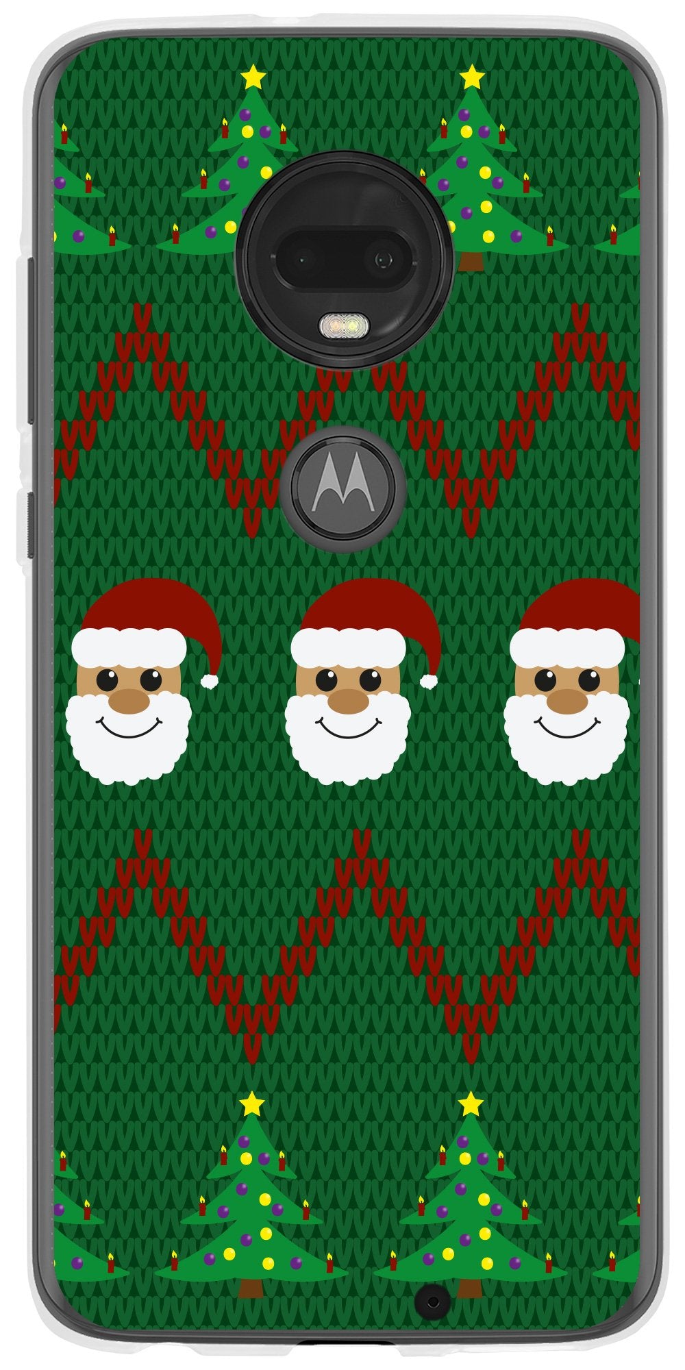 Case für Motorola Moto G7 Plus Silikon-Hülle X Mas Weihnachten X-Mas Sweater M7 – Ansicht 2
