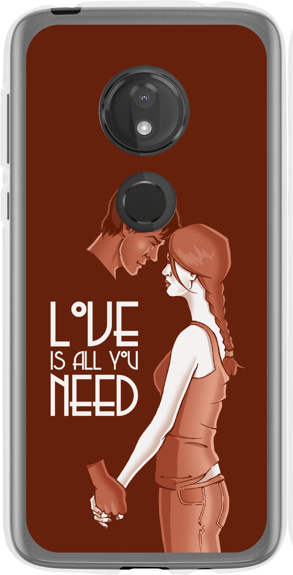 Case für Motorola Moto G7 Play Silikon-Hülle in Love Beziehung M3 – Ansicht 2