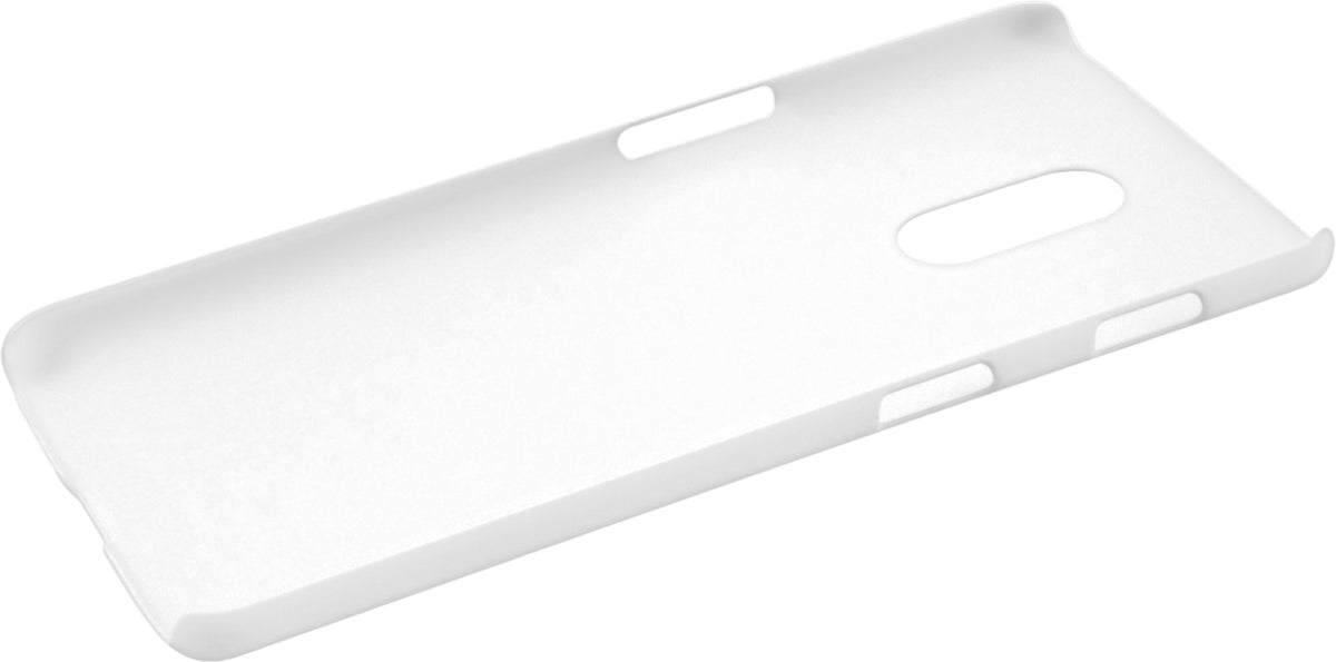 Case für OnePlus 6T - Hülle weiß gummiert Hard-case – Ansicht 3