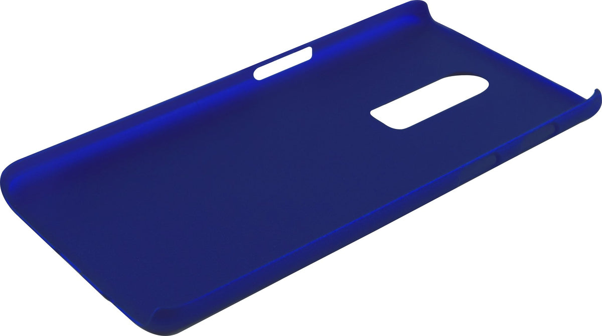 Case für OnePlus 6 - Hülle blau gummiert Hard-case – Ansicht 3
