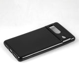 PhoneNatic Case kompatibel mit Google Pixel 7 – Schwarz Silikon Hülle crystal-case Cover