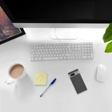 PhoneNatic Case kompatibel mit Google Pixel 7a – Transparent Silikon Hülle crystal-case Cover