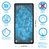 3x Glas-Folie klar für Google Pixel 7a – Panzerglas für Google Pixel 7a