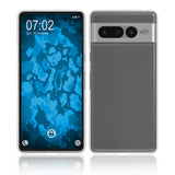PhoneNatic Case kompatibel mit Google Pixel 7 Pro – Transparent Silikon Hülle crystal-case Cover